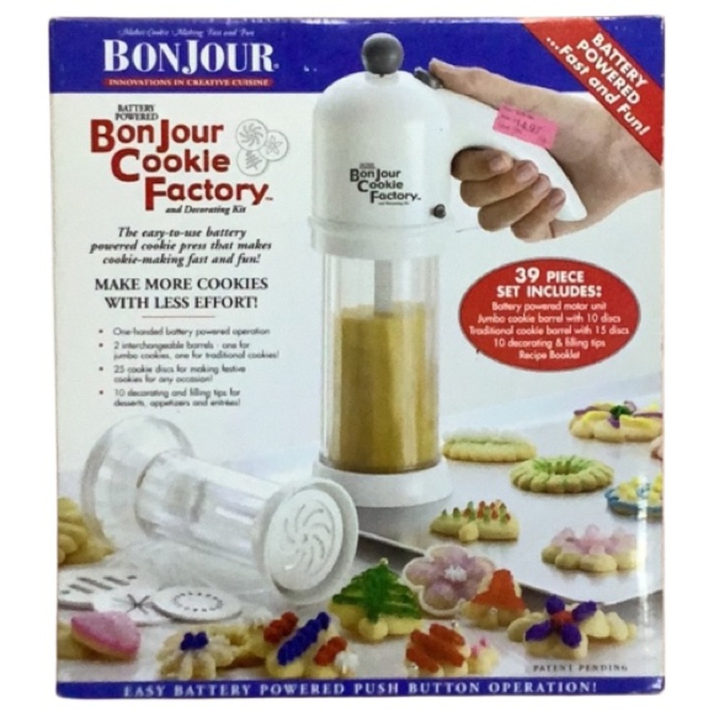 Bonjour Cookie Factory - White